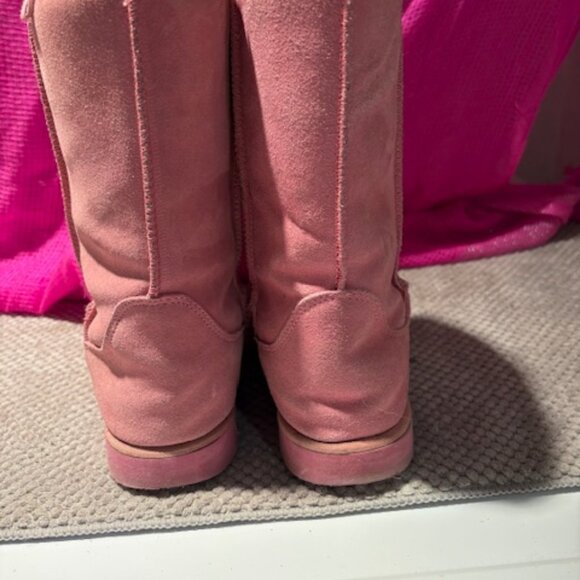 Pink boots with rhinestones - Picture 3 of 4